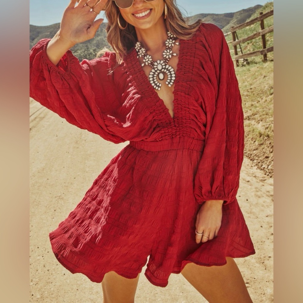 VICI Prism Riot Plunging Neckline Romper Size XS Brand New